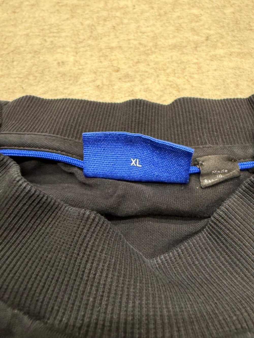 Hugo Boss Blue Label Crew Neck Short Sleeve Men's Black T-Shirt Size XL - Picture 5 of 8